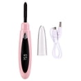 thumbnail image 3 of Electric Heated Eyelash Curler USB Charge Makeup Curling Kit Pink, 3 of 5