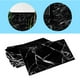 thumbnail image 1 of 16 piezas papel tapiz de espuma perfecl decoración de pared adhesiva mármol negro, 1 of 8