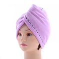 thumbnail image 2 of Gorro grueso de microfibra para bañogorro para secar el cabelloenvoltura para el cabello de salón súper absorbente para mujeres Likrtyny Cuidado Belleza, 2 of 4