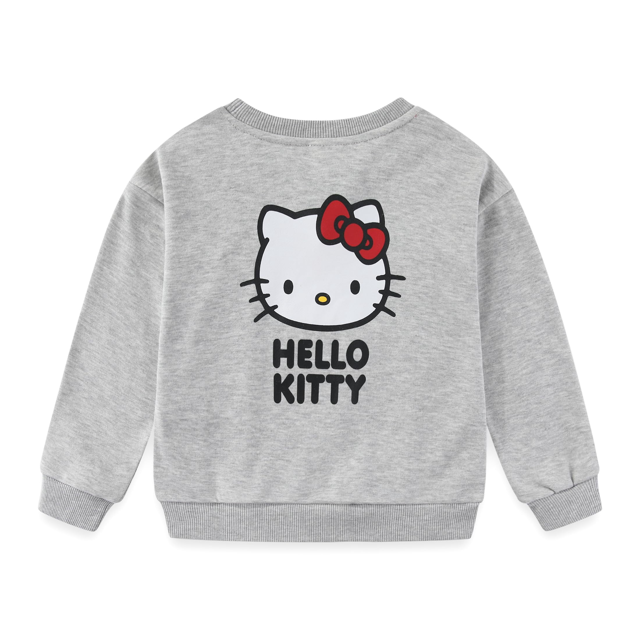 Hello Kitty Sanrio Girls French Terry Sweatshirt and Skort Skirt Set (Girls), 2 Piece Set, Sizes 4-12
