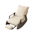 thumbnail image 4 of Sofá perezoso, mecedora individual con Pedal, sillón reclinable de ocio, sillón reclinable ergonómico, sofá informal perezoso para dormitorio, hogar y y gris, 4 of 8