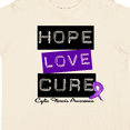 thumbnail image 4 of Inktastic Cystic Fibrosis Hope Love Cure Boys or Girls Toddler T-Shirt, 4 of 5