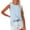 Sky Blue, variant on Women's Fashion Round Neck Sleeveless Slit Tank Top, Solid Color Casual Top for Stylish Summer Outfits,Purple,S