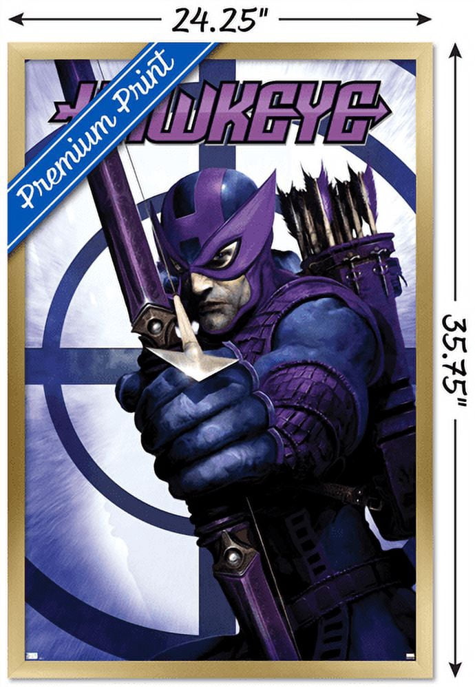 Marvel Comics - Hawkeye - Dark Reign: Hawkeye #1 Wall Poster, 22.375" x 34", Framed