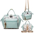thumbnail image 2 of Diaper Bag, Baby Diaper Bags, Mini Diaper Tote and Portable Crossbody Backpack with Insulated Pocket with Handle Adjustable Shoulder Strap for Mom or Dad, Wear-Resistant(Blue), 2 of 7