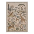 thumbnail image 3 of KUETH 8x10 Contemporary Organic Rug for Living Room, Large Machine Washable Soft Low Pile Non Slip Backing Area Rug, BEIGE BLOOM Rug for Bedroom Office, 3 of 5