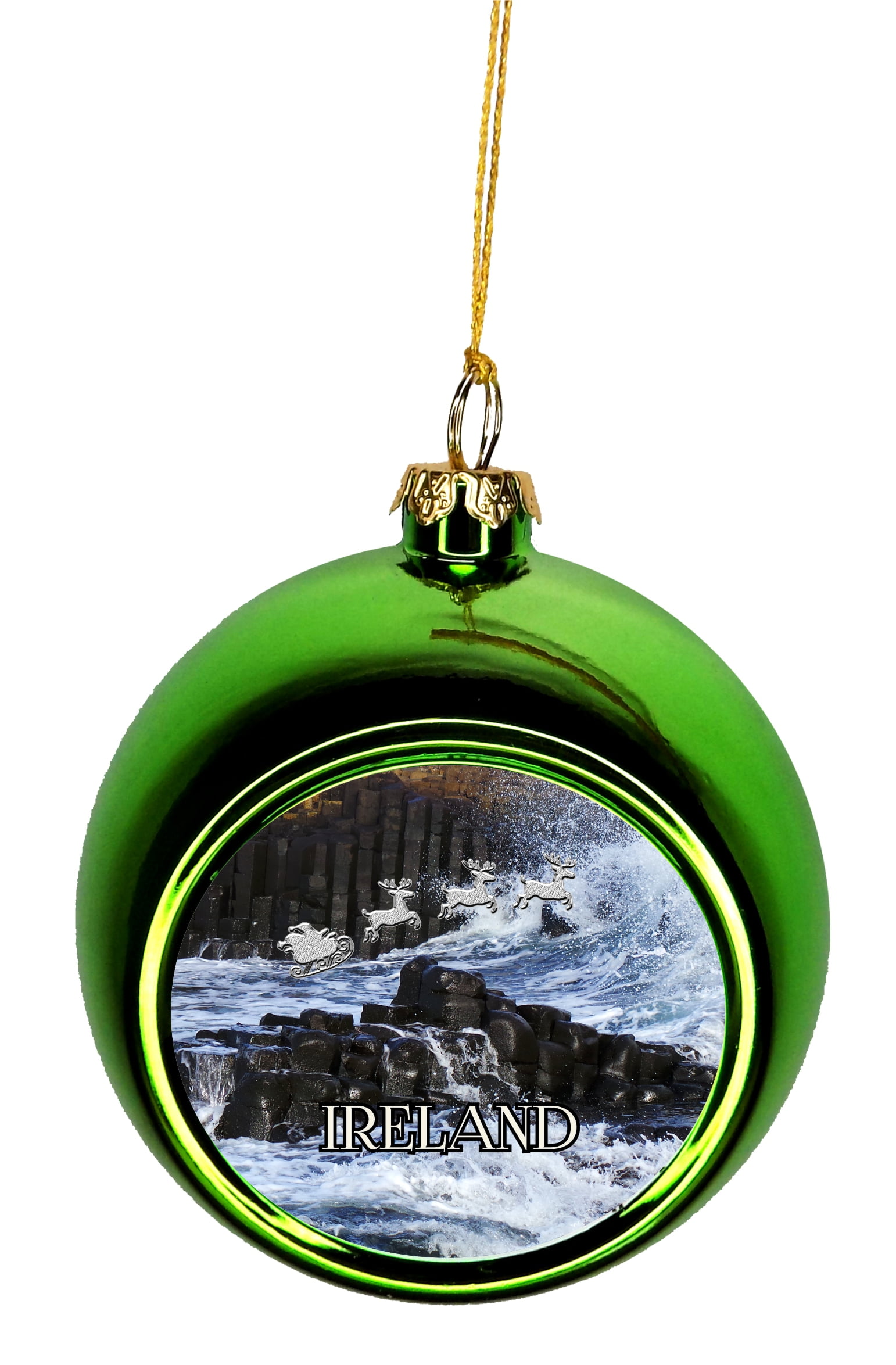 Irish Ireland Christmas Ornament Irish Ireland Ornaments for Christmas Tree Giant's Causeway
