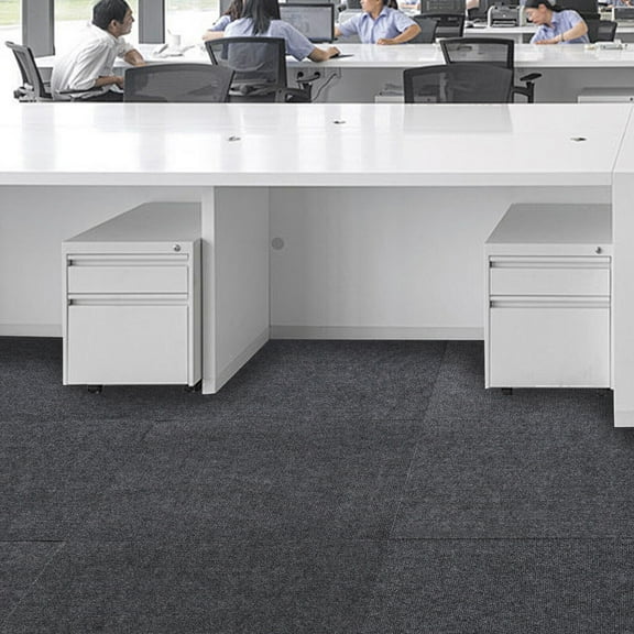 15 Pcs Peel and Stick Carpet Tiles, 24" x 24" Peel and Stick Carpet Tile, Commercial &Home Carpet Tiles