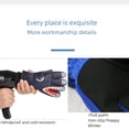 thumbnail image 4 of Guantes de esquí para niños con forro polar, cálidos, gruesos, impermeables, a prueba de viento, resistentes al frío, para exteriores, nieve, invierno, guantes cálidos para niños, 4 of 6