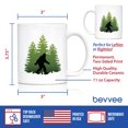 thumbnail image 4 of Bigfoot Coffee Mug - Funny Bigfoot Gifts for Sasquatch Enthusiasts - 11oz White Ceramic Mug, 4 of 4