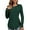 Green, variant on JYLFC Long Sleeve Tops for Women Raglan Round Neck Tunic T-shirts, Black XL