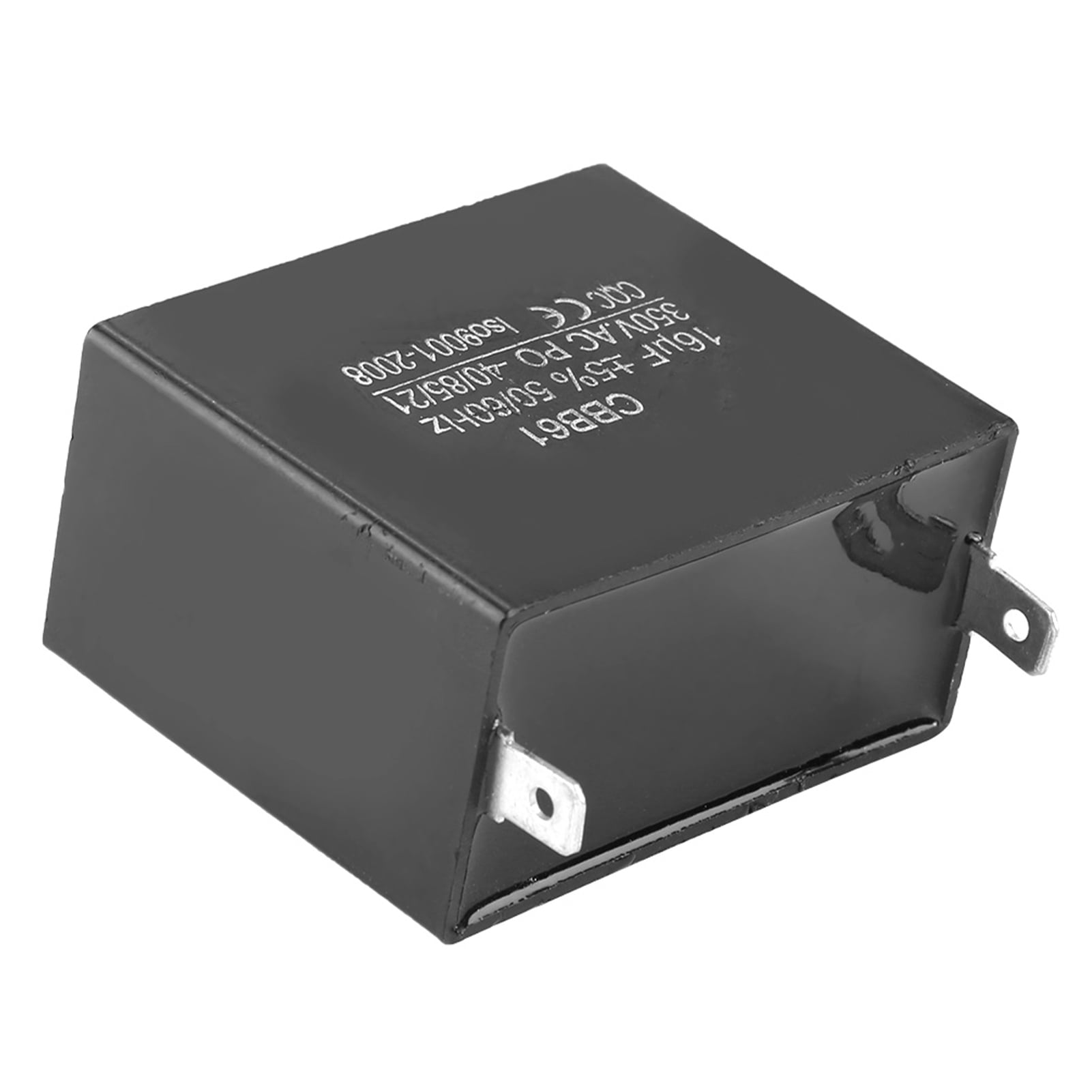 Insulation Generator Capacitor, Run Capacitor, Black For Brushless Gas