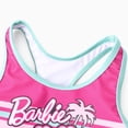 thumbnail image 6 of Barbie Girls Swimsuit Two Piece Set Tankini Crop Top Swim Shorts Bathing Suit Sizes 6-7Y, 6 of 10