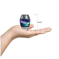 thumbnail image 3 of Aurora Borealis Northern Lights Cremation Urns, Little Urns For Human Ashes - Small Cremation Urns For Human Ashes - Funeral Urns For Human Ashes Adult Male - Human Ashes Urns (3inch, 2pcs), 3 of 5