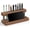 Wood+Black, variant on Wooden Holder for Office Desk, Solid Pen Display Stand With 9 Slots and Cell Phone Holder, Aesthetic Pen Organizer for Minimalist Office Desk Decor (+Black)