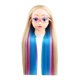 thumbnail image 2 of Modelo de cabeza de muñeca con abrazadera de mesa, cabeza de maniquí multiusos de 65cm, cabeza de muñeca de práctica de estilismo para niños para pelu Estilo B, 2 of 8
