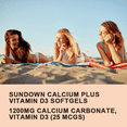 thumbnail image 2 of Calcium with Vitamin D3, 1200 MG Calcium Supplement 120Ct by GPGP, 2 of 8