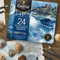 thumbnail image 3 of Castle Art Supplies Seascapes Themed 24 Colored Pencil Set in Tin Box, 3 of 6