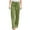 Green, variant on LUOGENLI Female Casual Pants Womens Cotton Linen Fashion Long Pant Elastic Waist High Waist Casual Trousers Cotton Casual Pants Women Plus Size Yellow Womens Casual Pants Slim Fit 36X31 Blue XL