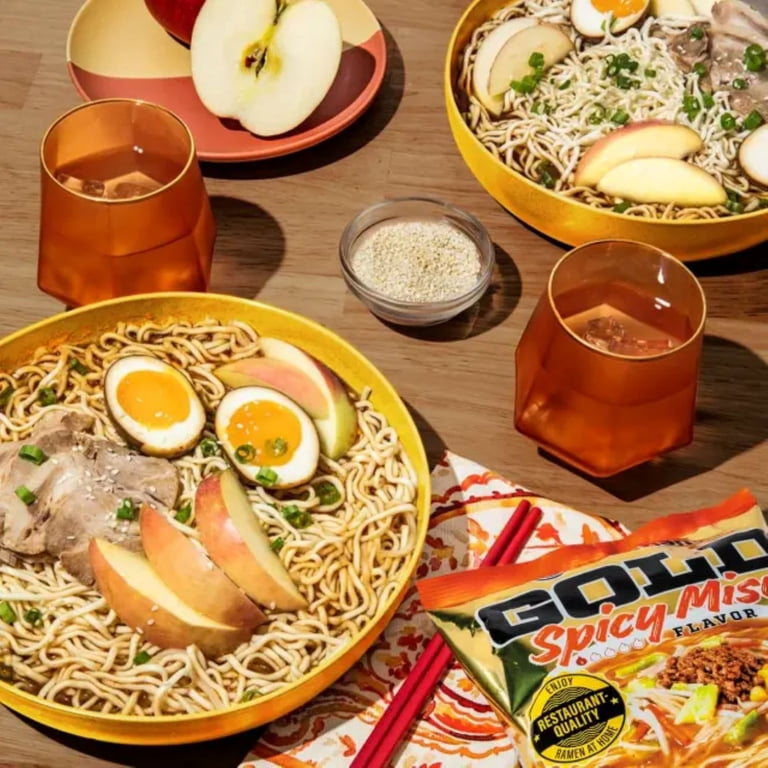 Maruchan GOLD Ramen Noodle Soup, Spicy Miso Flavor Instant Noodles
