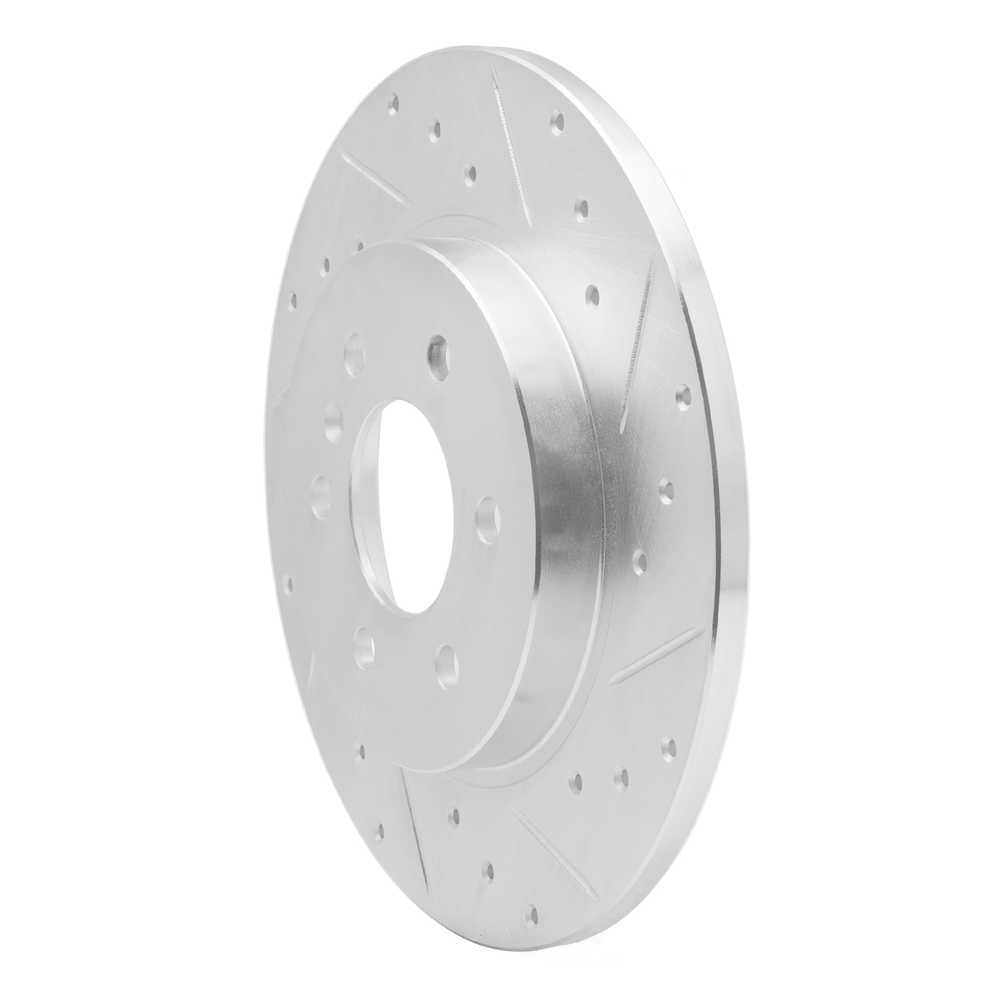 Dynamic Friction Company 631-52028R DFC Brake Rotor - Drilled And Slotted - Silver