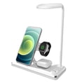 thumbnail image 1 of 15W Multi-Function Foldable Wireless Charger With LED Night Light And Phone Stand, Compatible With Apple Watch/iPhone/AirPods, Portable Design For Home Office Use, 1 of 10