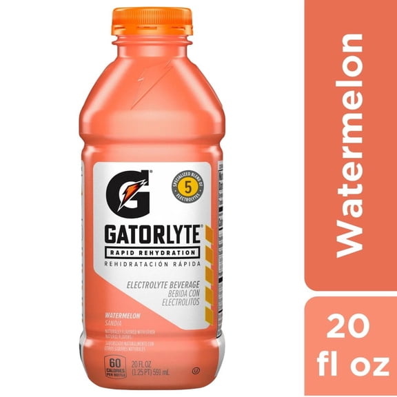 Gatorade Gatorlyte Pink Watermelon Sports Drink Bottle 20 fl oz - Pack of 1