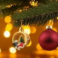 thumbnail image 3 of TIELUTT Christmas Tree Decorations Crafts Hanging Decorations Christmas Acrylic Dog Mini Tent Ornament Ornament Easter Garland Decorations with Lights Garland with Lights Christmas Beads on String, 3 of 5