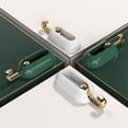 thumbnail image 4 of Flexible Use Waterproof Wall Hooks Pack of 4 with No Drill Installation Green, 4 of 9
