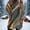 #04Gray, variant on Womens Sherpa Fuzzy Sweatshirts Winter Warm Round Neck Blouses with Pocket Plush Long Sleeve Thick Sweatshirt Pullover Fashion Loose Casual Printed Top