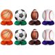 thumbnail image 2 of Béisbol Fútbol Baloncesto Mesa Centríacos Panal Decoraciones Fiesta Cumpleaños 8/16pcs para Amantes Del Deporte, 2 of 9