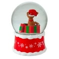 thumbnail image 3 of Rudolph The Red Nose Reindeer RU8221 100 mm Kurt Adler Rudolph in Present Water Globe, 3 of 6