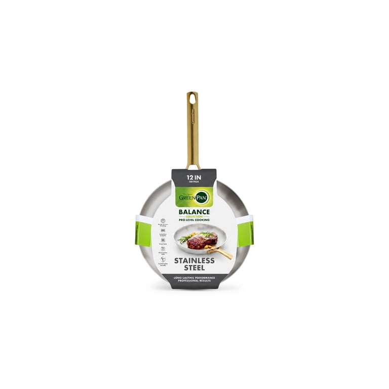 GreenPan Balance 12-Inch Stainless Steel Frying Pan photo 7