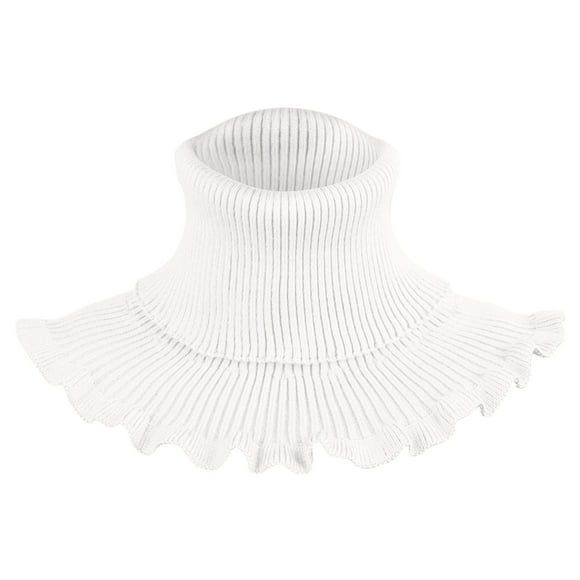 FADAACAI Scarf for Women Winter Collar-Warm Ladies Turtleneck Artificial Turtleneck-Turtleneck-Detachable Knit Scarf Blanket Scarf Scarves for Women Lightweight Clearance!