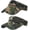 2 Pack Khaki Green, variant on Camo Sun Visors for Men Women Adjustable Sports Beach Golf Visor Caps for Cycling Jogging Running