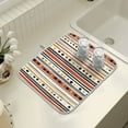 thumbnail image 4 of Yayeee Dish Drying Mat for Kitchen Counter 16" x 18" Microfiber Super Absorbent Coffee Decorative Pad, Brown Abstract Dots, 4 of 9
