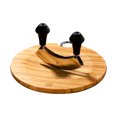 thumbnail image 1 of Mezzaluna Chopper (14cm) With Bamboo Board (24cm), 1 of 5
