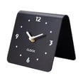 thumbnail image 3 of Reloj de escritorio de arte moderno, reloj de mesa acrílico simple, silencioso, de diseño, decoración del hogar. Negro, 3 of 7
