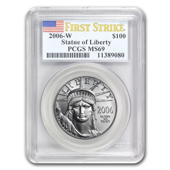 2006-W 1 oz Burnished American Platinum Eagle Coin MS-69 PCGS (FS)