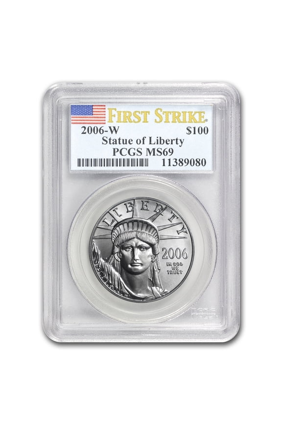 2006-W 1 oz Burnished American Platinum Eagle Coin MS-69 PCGS (FS)