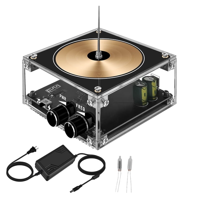 Versión BT Electrónica multifuncional Teléfono móvil Música Módulo de bobina Tesla Relámpagos artifi Abanopi Módulo de Tesla