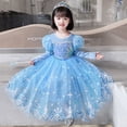 thumbnail image 2 of Vestido de niña de manga larga para otoño e invierno, vestido de princesa para niña, tesoro femenino para cumpleaños, 2 of 6