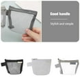 thumbnail image 3 of Breathable Nylon Mesh Storage Bag Paper Clips Note Stickers Organizer Home Office Reusable Organizing Pouch Bags Black, 3 of 9