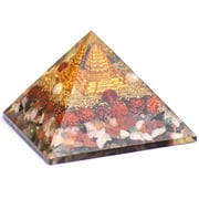 Energy Generator Shri Yantra Orgone Pyramid For Protection & Healing - Ultimate Protection Orgonite Pyramid - Wealth Attraction Orgone For Spiritual Healing - Feng Shui Pyramid - By Orgonite Shop