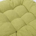 thumbnail image 2 of Nvzi 1 cojín suave para asiento de silla, cojín para silla de comedor, diseño de cremallera de 15,8 x 15,8, diseño de cuerda para colgar, cojín para asiento de interior y exterior (verde), 2 of 4