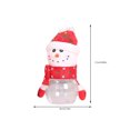 thumbnail image 3 of Caja de regalo, caja de dulces, decoración de Navidad, árbol de juguete de chico multiusos, colgante, lata de azúcar, adorno para el hogar, Kits de decoración para fiestas Muñeco de nieve Inteprter HA070789-02, 3 of 6