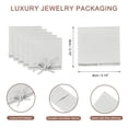 thumbnail image 2 of Uxcell 40 Pcs Bolsa de Joyería de Microfibra, 3.1 × 3.1 Pulgadas, Gris, 2 of 5