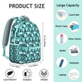 thumbnail image 6 of Sunny Citrus Lemon Backpack - Roomy School Bag with Laptop Pocket, Ergonomic Design for All-Day Comfort, Vibrant Bookbag for Teens, Perfect Gift, 6 of 6