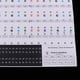 thumbnail image 5 of s de para s 49/54/61/88 con notas y números de nota Multicolor Yuyangstore Etiqueta engomada del teclado del piano, 5 of 8