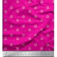 thumbnail image 1 of Soimoi Pink Cotton Cambric Fabric Artistic Floral Fabric Prints By Yard 42 Inch Wide, 1 of 3